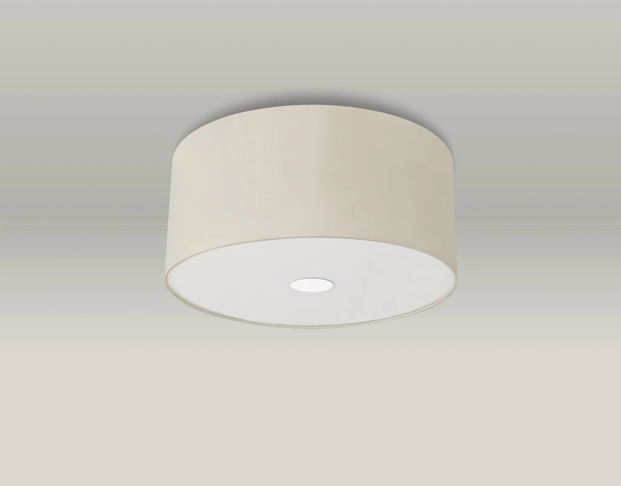 Baymont 40cm, Flush 3 Light Polished Chrome, Ivory Pearl, Frosted Diffuser DK0351  Deco Baymont CH IV